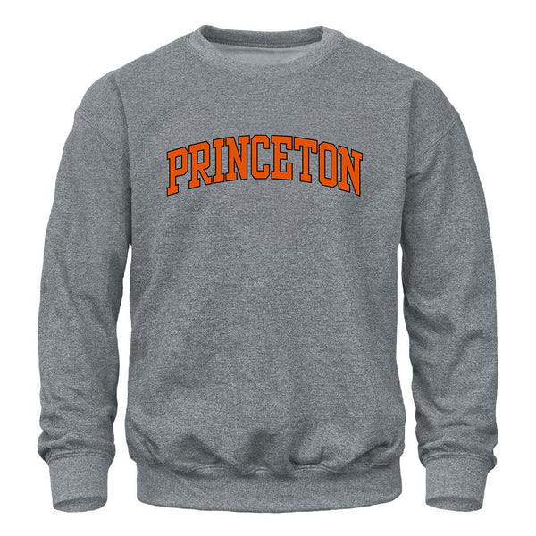 Ivysport Princeton University Crewneck Sweatshirt - Classic Logo, Adult Sizes