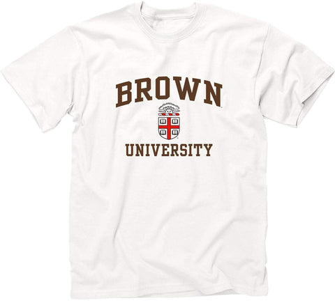 Brown Crest T-Shirt (White)