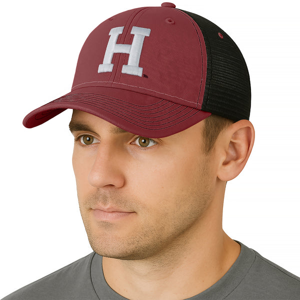 Maroon Athletic Trucker Hat Harvard University Sideline