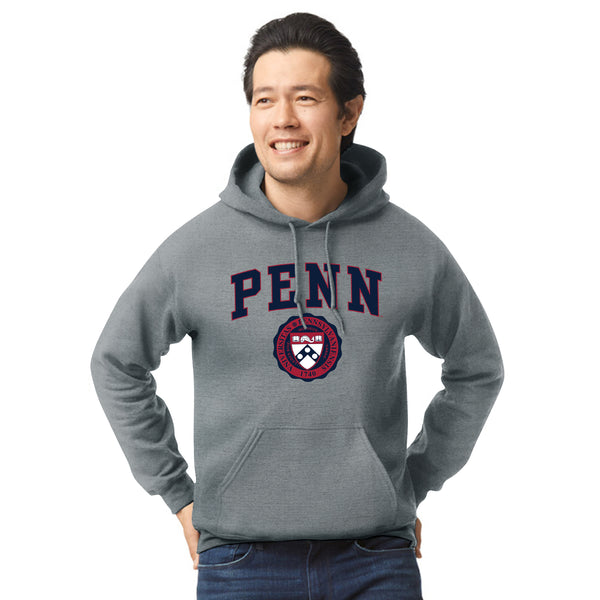 Penn Heritage Hooded Sweatshirt (Charcoal Grey) – Ivysport