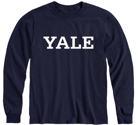 Yale Classic L/S T-Shirt (Navy)
