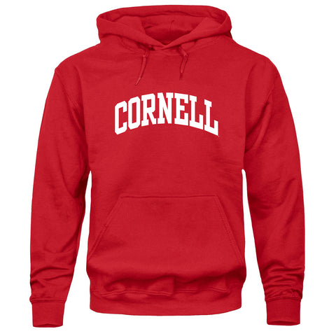 Cornell Essential Hooded Sweatshirt (Red)