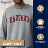 Harvard University Essential Crewneck Sweatshirt (Heather Grey)