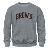 Brown Essential Sweatshirt (Heather Grey)