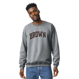 Brown Essential Sweatshirt (Heather Grey)