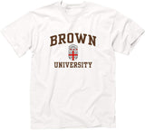 Brown Crest T-Shirt (White)