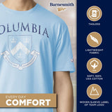 Columbia University Short-Sleeve Laude T-Shirt (Light Blue)