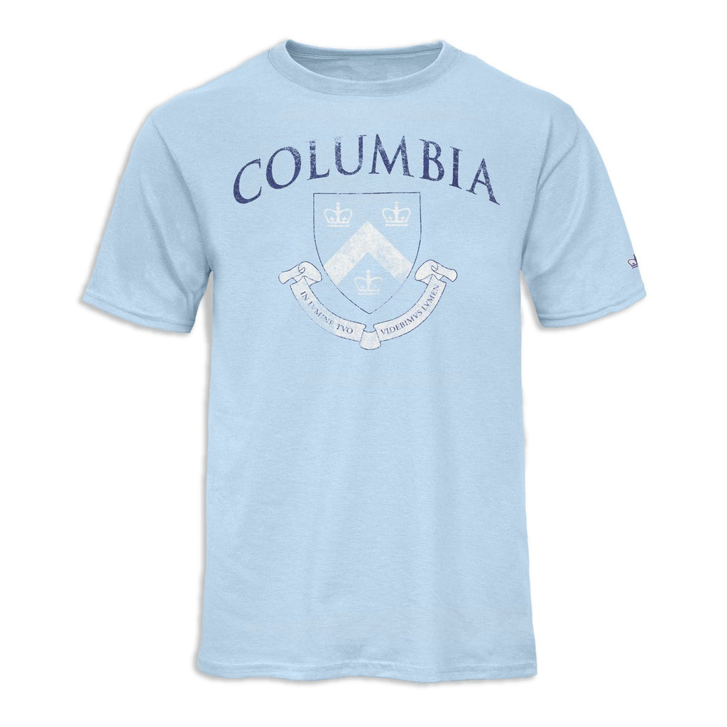 Columbia University Short-Sleeve Laude T-Shirt (Light Blue)