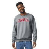 Cornell University Classic Crew Sweatshirt (Charcoal)