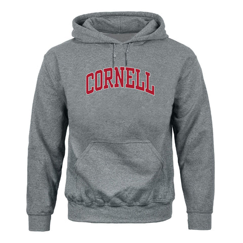 Cornell University Classic Hood Sweatshirt (Grey)