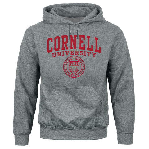 Cornell Heritage Hooded Sweatshirt (Charcoal Grey)