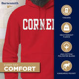 Cornell University Veritas Hooded Sweatshirt (Red)