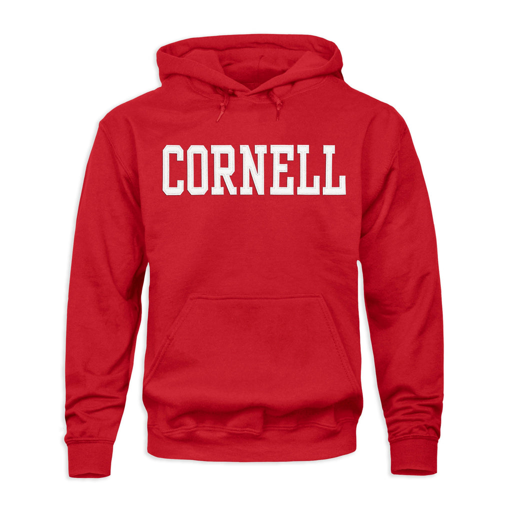 Cornell University Veritas Hooded Sweatshirt (Red)