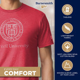 Cornell University Short-Sleeve Laude T-Shirt (Red)