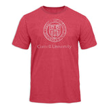 Cornell University Short-Sleeve Laude T-Shirt (Red)