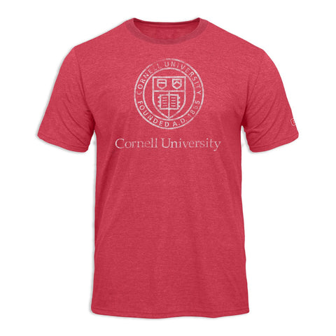 Cornell University Short-Sleeve Laude T-Shirt (Red)