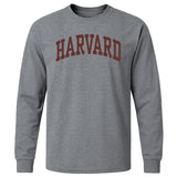 Harvard Long Sleeve T-Shirt Classic (Charcoal Grey)