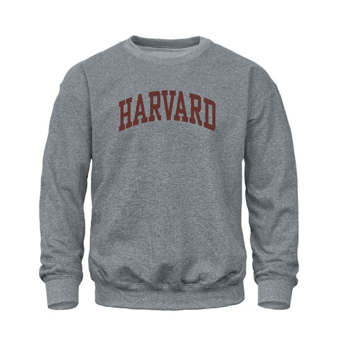 Harvard University Classic Crew Sweatshirt (Charcoal)