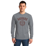 Harvard Heritage Long Sleeve T-Shirt (Charcoal Grey)