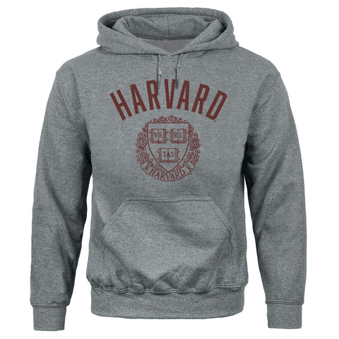 Harvard University Heritage Hooded Sweatshirt (Grey)