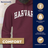 Harvard University Veritas Hooded Sweatshirt (Maroon)
