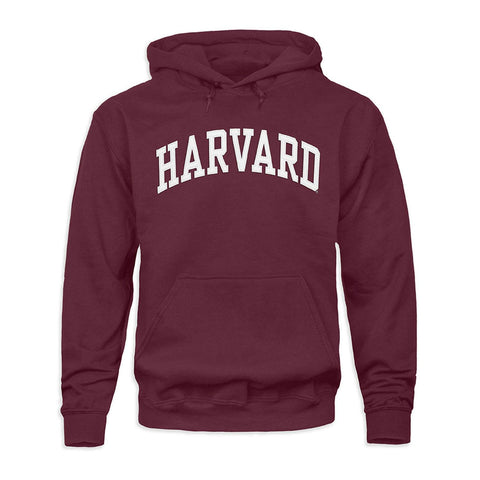 Harvard University Veritas Hooded Sweatshirt (Maroon)