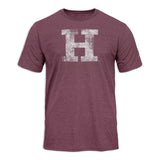 Harvard University Short-Sleeve Laude T-Shirt (Maroon)