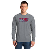 University of Pennsylvania Quakers Penn Classic Long Sleeve T-Shirt (Charcoal Grey)