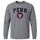 University of Pennsylvania Quakers Penn Heritage Long Sleeve T-Shirt (Charcoal Grey)