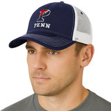 University of Pennsylvania Sideline Trucker Hat One-Size (Navy/White)