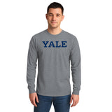 Yale Classic Long Sleeve T-Shirt (Charcoal Grey)