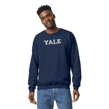 Yale University Classic Crew Sweatshirt (Navy)