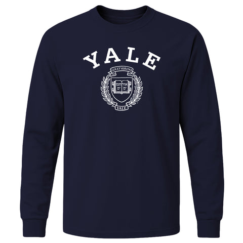 Yale Heritage Long Sleeve T-Shirt 2 (Navy)