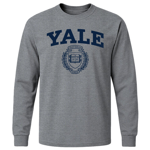 Yale Heritage Long Sleeve T-Shirt 2 (Charcoal Grey)