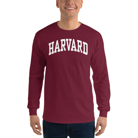 Harvard L/S T-Shirt Classic (Maroon)