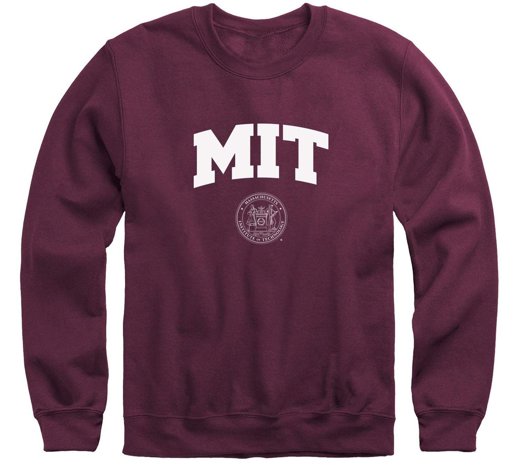 MIT Crest Crewneck Sweatshirt (Maroon)