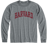Harvard Long Sleeve T-Shirt Classic (Charcoal Grey)