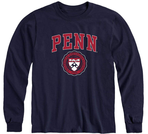 University of Pennsylvania Quakers Heritage Long Sleeve T-Shirt (Navy)