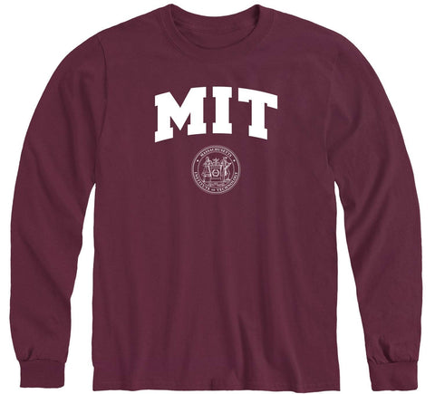 MIT Heritage Long Sleeve T-Shirt (Maroon)