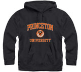 Princeton Crest Hooded Sweatshirt (Black)