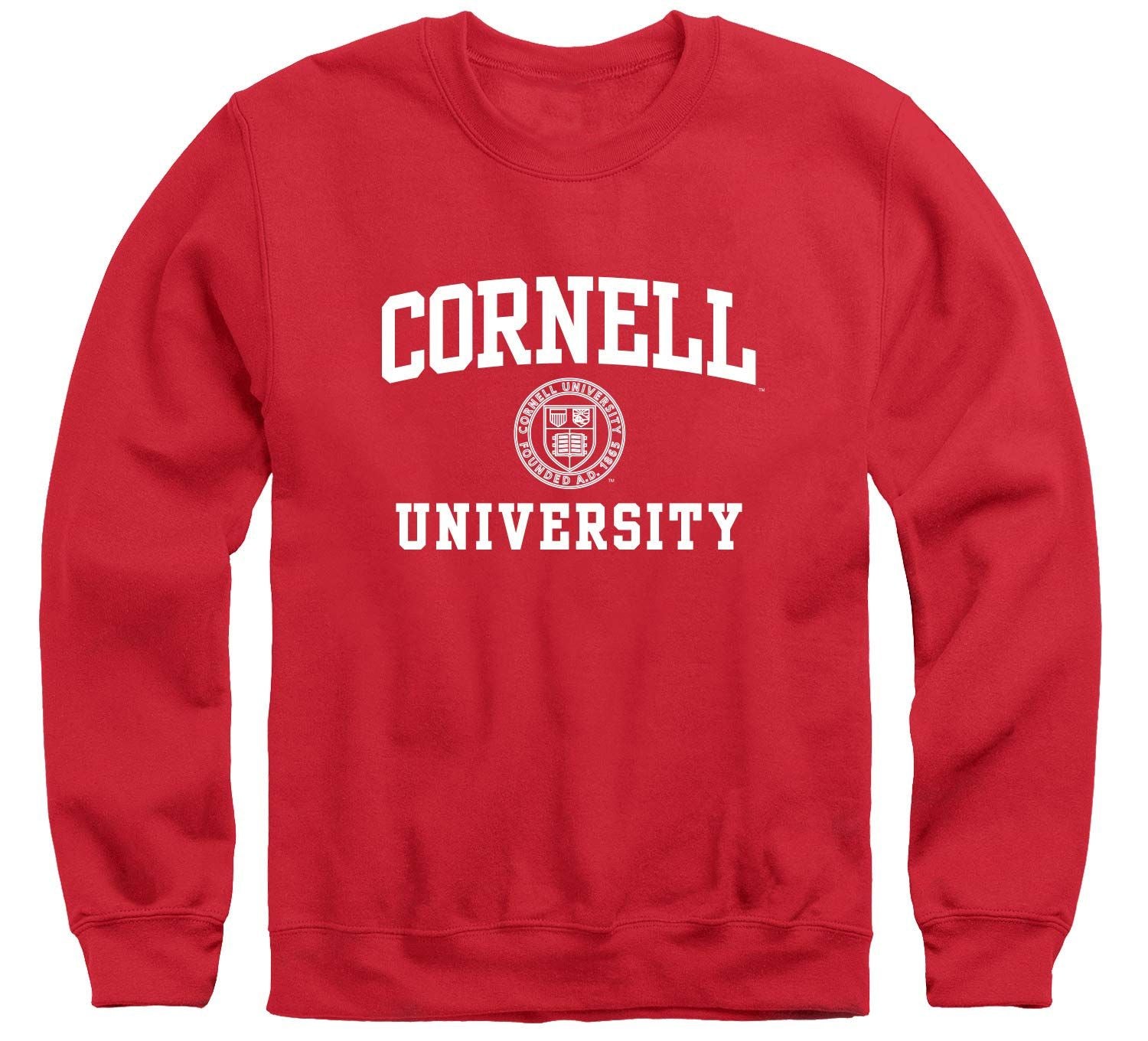 cornell gear Cornell Crest Sweatshirt (Red) XL / Red