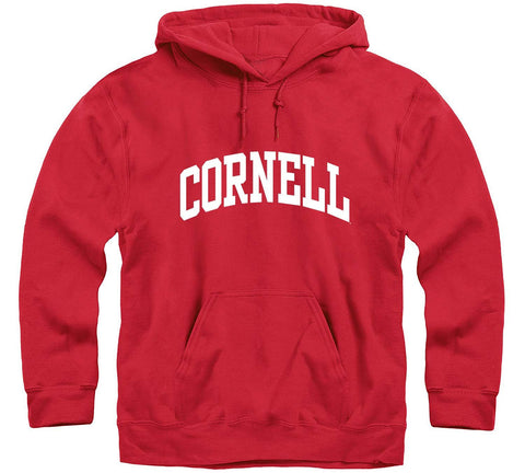 Cornell Essential Hooded Sweatshirt (Red)
