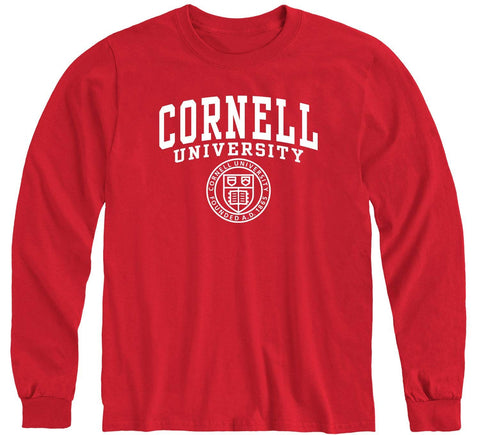 Cornell Heritage Long Sleeve T-Shirt (Red)
