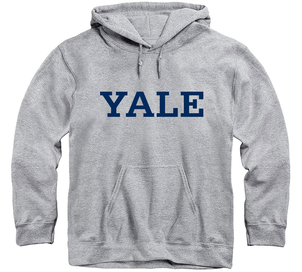 Yale Classic Hooded Sweatshirt (Heather Grey)