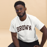 Brown Classic T-Shirt (White)
