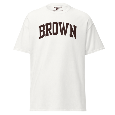 Brown Classic T-Shirt (White)