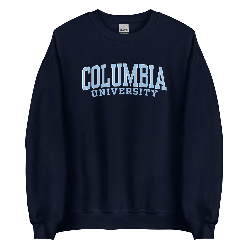 Columbia University Classic Crew Sweatshirt (Navy)