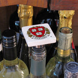 Harvard Botticino Marble Wine Bottle Topper